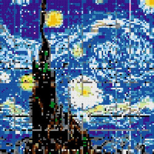 Custom Brick Mosaic
