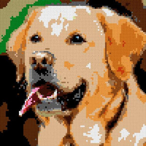 Custom Brick Mosaic