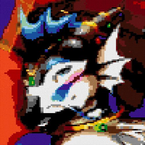 Custom Brick Mosaic