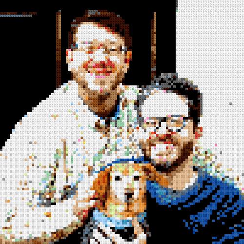 Custom Brick Mosaic