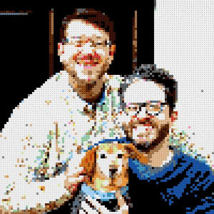Custom Brick Mosaic