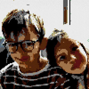 Custom Brick Mosaic