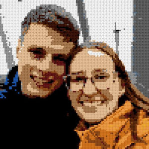 Custom Brick Mosaic