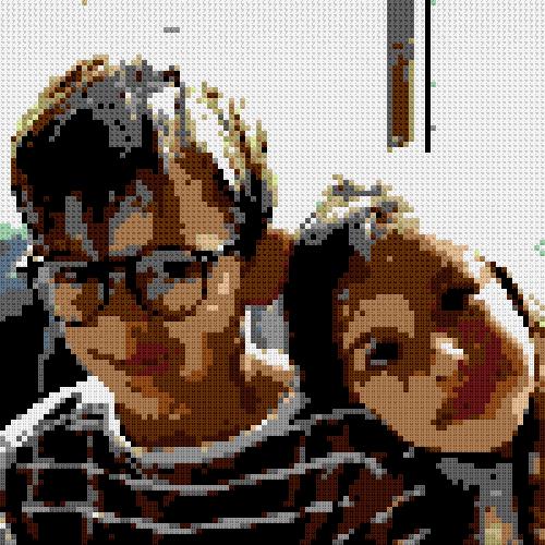 Custom Brick Mosaic