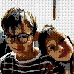 Custom Brick Mosaic