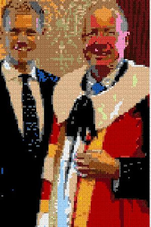 Custom Brick Mosaic