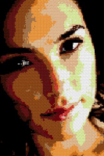 Custom Brick Mosaic
