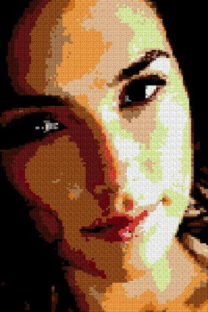 Custom Brick Mosaic
