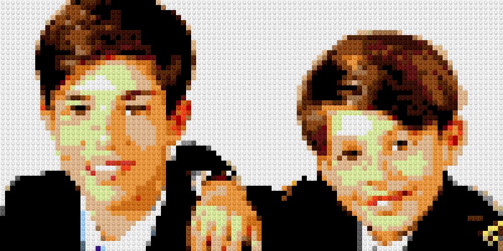 Custom Brick Mosaic