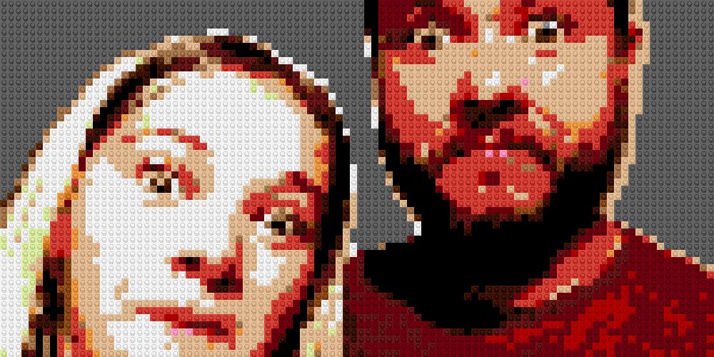 Custom Brick Mosaic