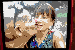 Custom Brick Mosaic