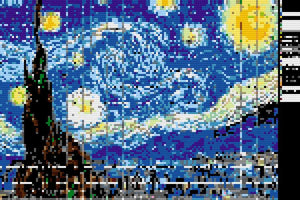 Custom Brick Mosaic
