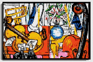 Custom Brick Mosaic