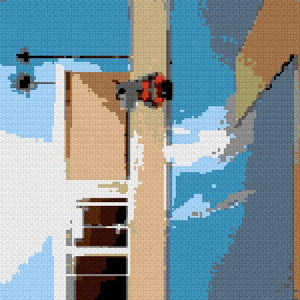 Custom Brick Mosaic