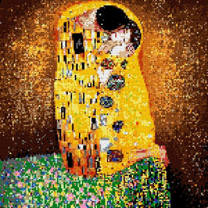 Custom Brick Mosaic