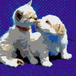 Custom Brick Mosaic