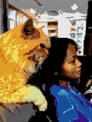 Custom Brick Mosaic
