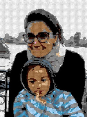 Custom Brick Mosaic