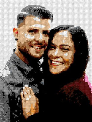 Relief Brick Mosaic - 150 x 200 studs