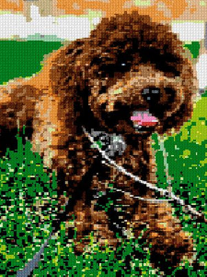 Custom Brick Mosaic