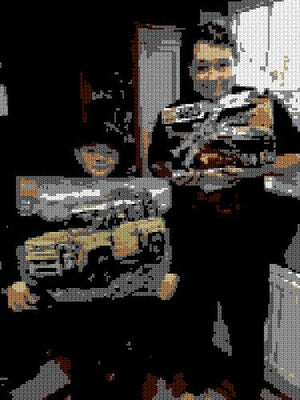 Custom Brick Mosaic