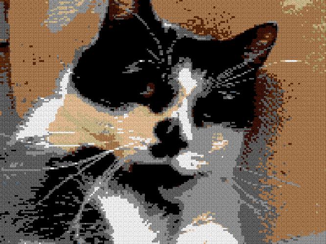 Custom Brick Mosaic