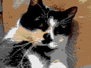 Custom Brick Mosaic