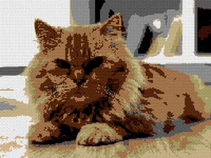 Custom Brick Mosaic