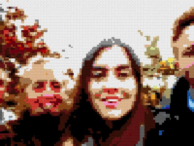 Custom Brick Mosaic