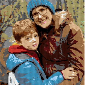 Custom Brick Mosaic