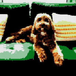 Custom Brick Mosaic
