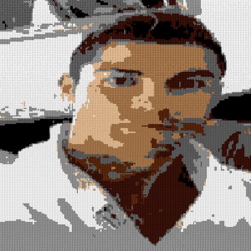 Custom Brick Mosaic