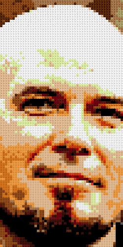 Custom Brick Mosaic