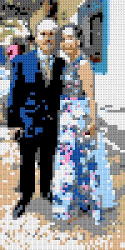 Custom Brick Mosaic