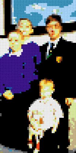 Custom Brick Mosaic