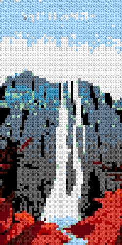 Custom Brick Mosaic