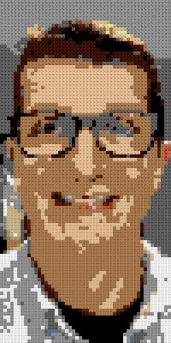 Custom Brick Mosaic