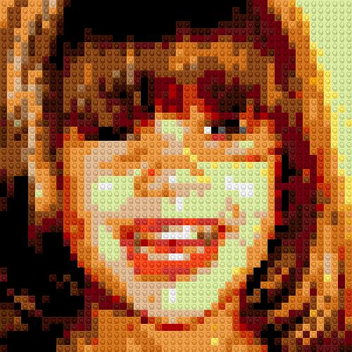 Custom Brick Mosaic