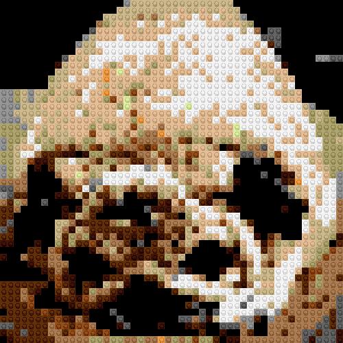 Custom Brick Mosaic