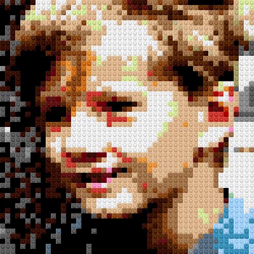 Custom Brick Mosaic