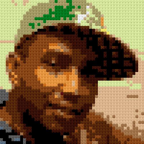 Custom Brick Mosaic
