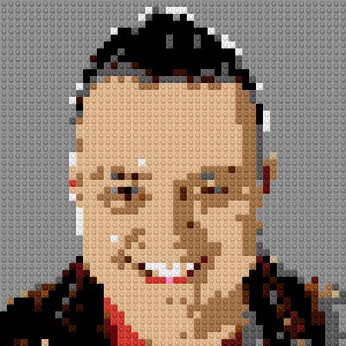 Custom Brick Mosaic
