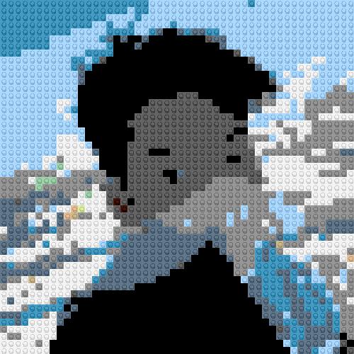 Custom Brick Mosaic