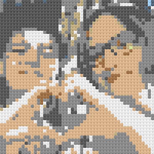 Custom Brick Mosaic