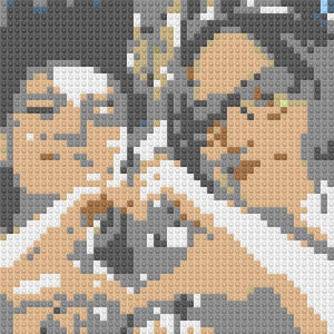 Custom Brick Mosaic