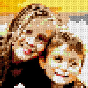 Custom Brick Mosaic