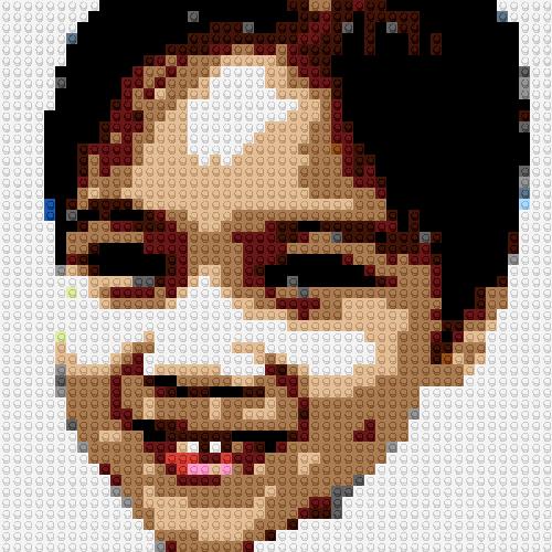 Custom Brick Mosaic