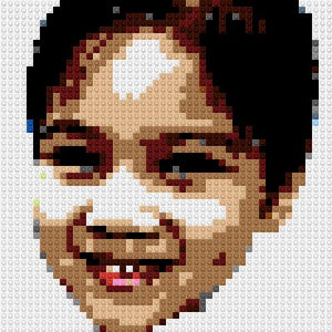 Custom Brick Mosaic