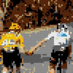 Custom Brick Mosaic