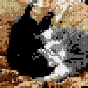 Custom Brick Mosaic